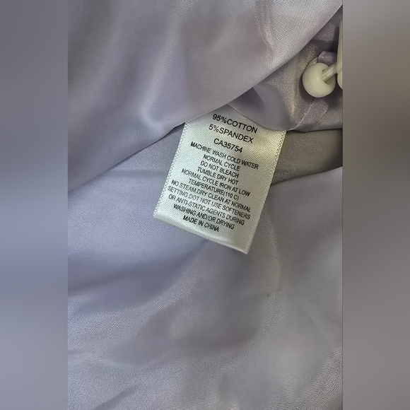 Loft 8 Womens Full Zip Windbreaker Track Jacket Lavender Medium - Picture 8 of 11